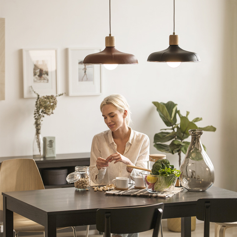 Подвесной светильник THABOR D35 Black by ImperiumLoft