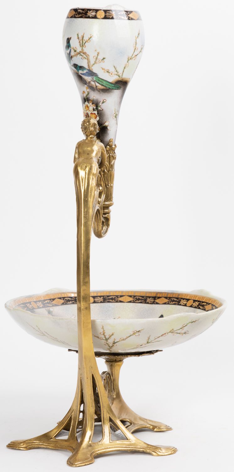 Блюдо с вазой Glasar C497C/HX1447