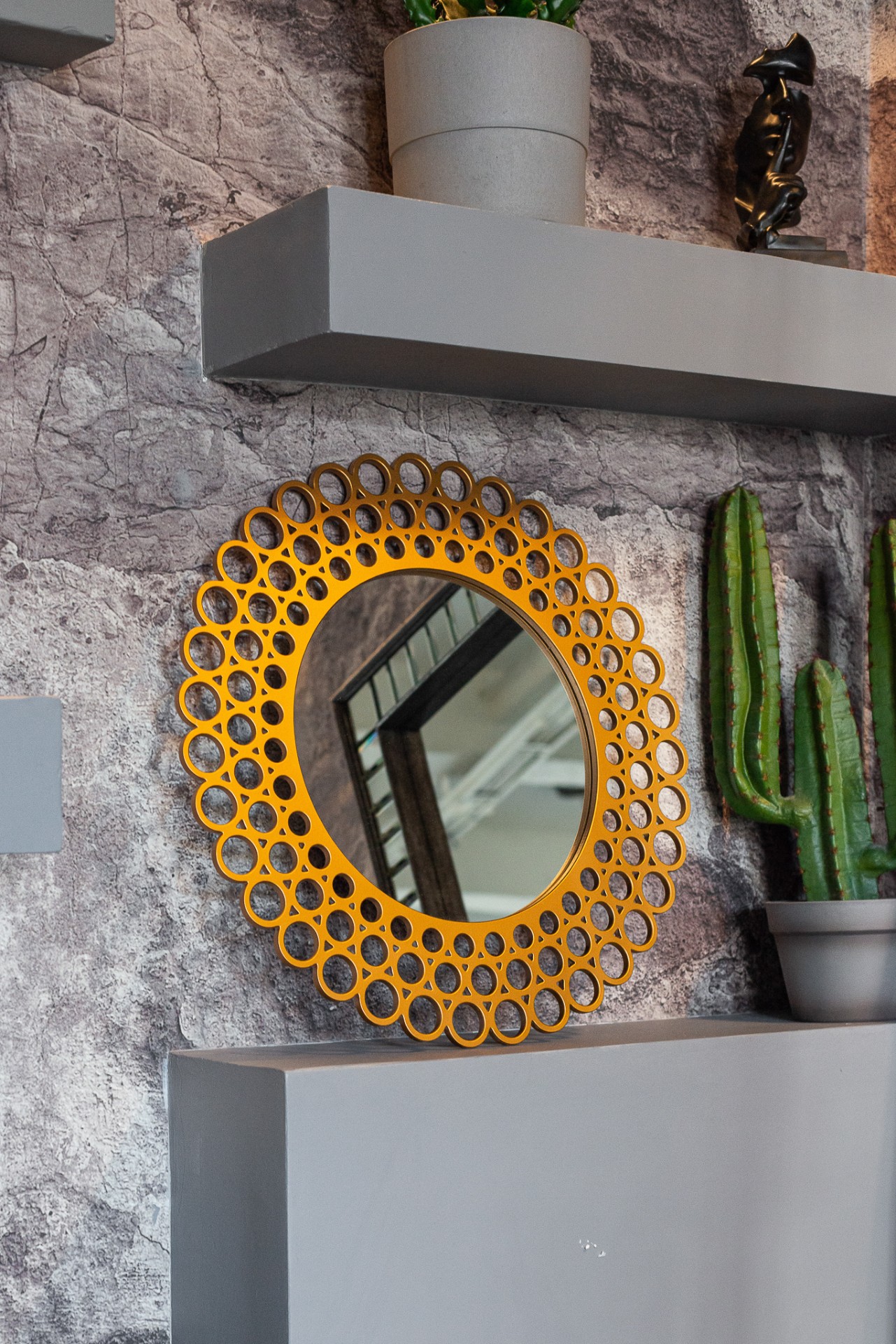 Зеркало BountyHome Backbone Gold mv422-gold