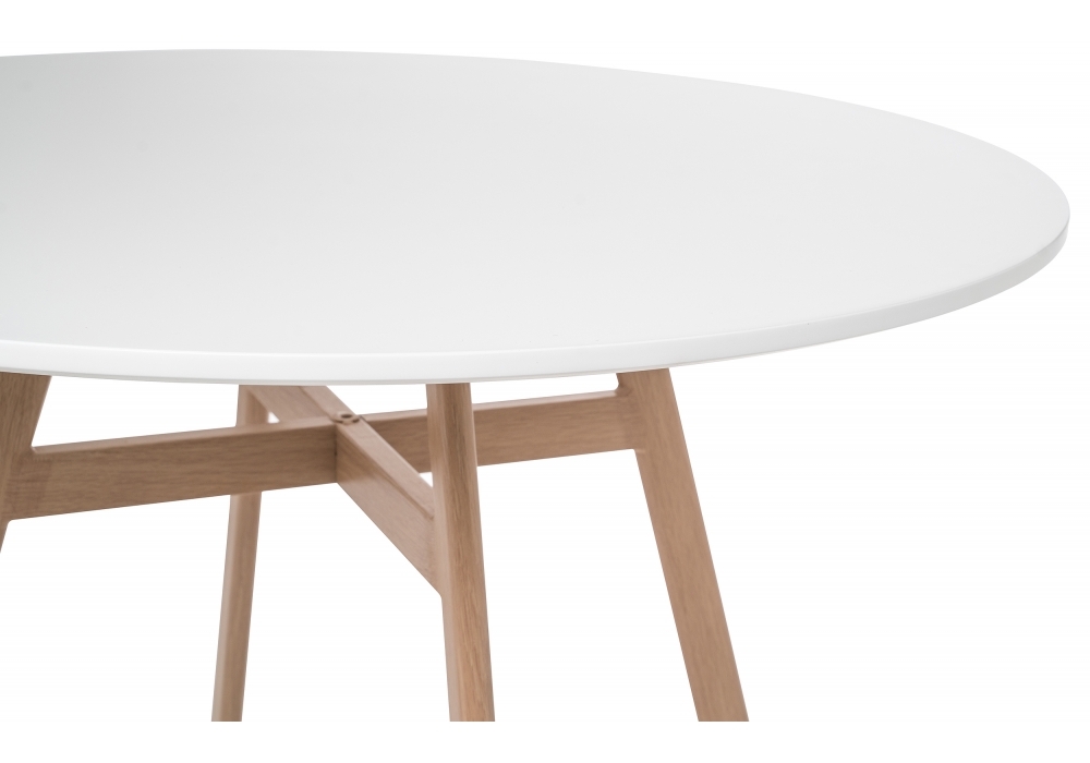 Стол Woodville Skandi 90 белый 11710