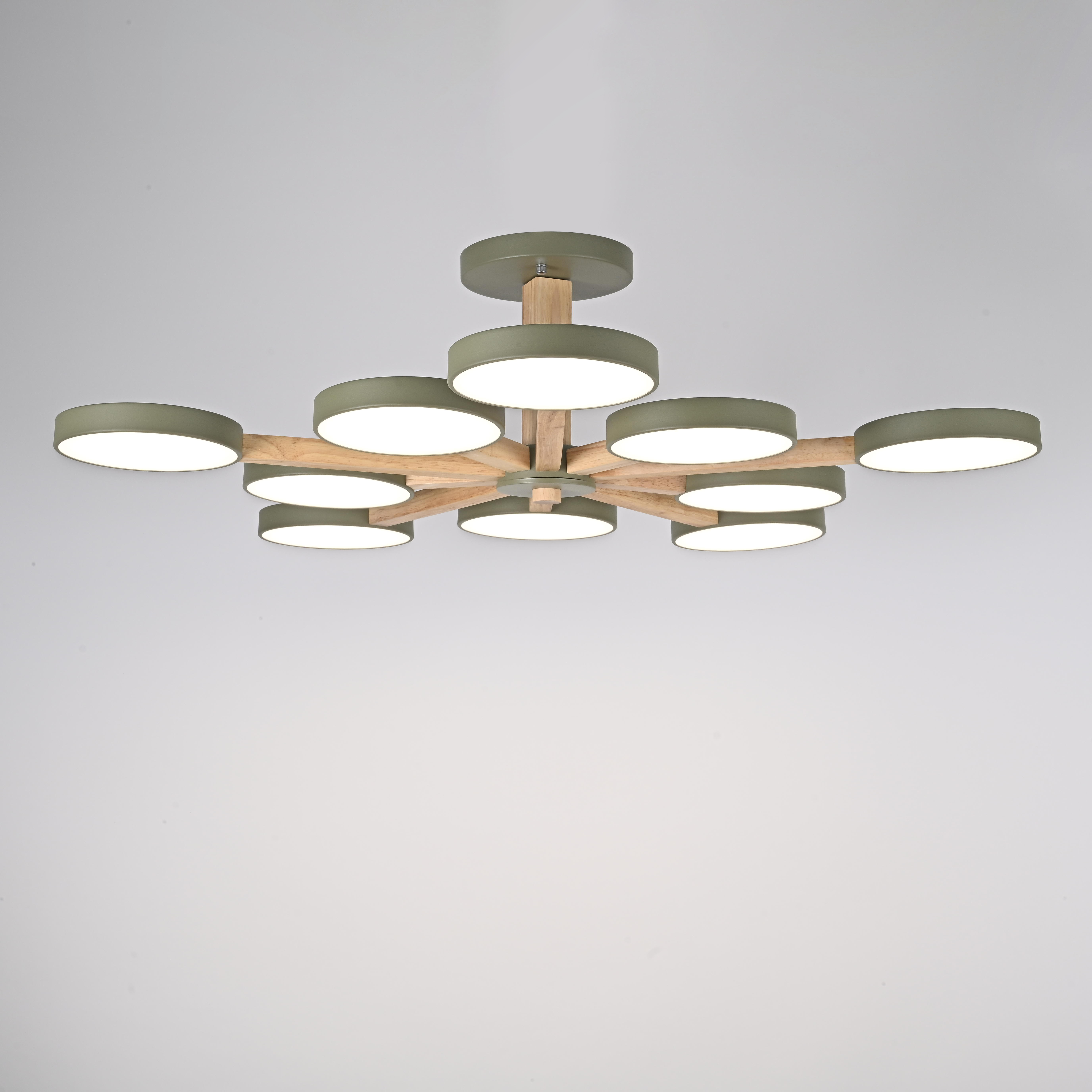 Потолочный светильник TURNA L10 Khaki by ImperiumLoft