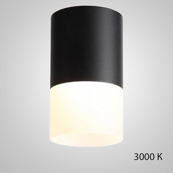 Точечный светильник TUGUR D7,8 Black 3000 К by ImperiumLoft