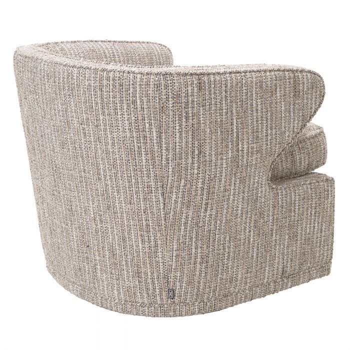 Вращающееся кресло Eichholtz Dorset mademoiselle beige 115325