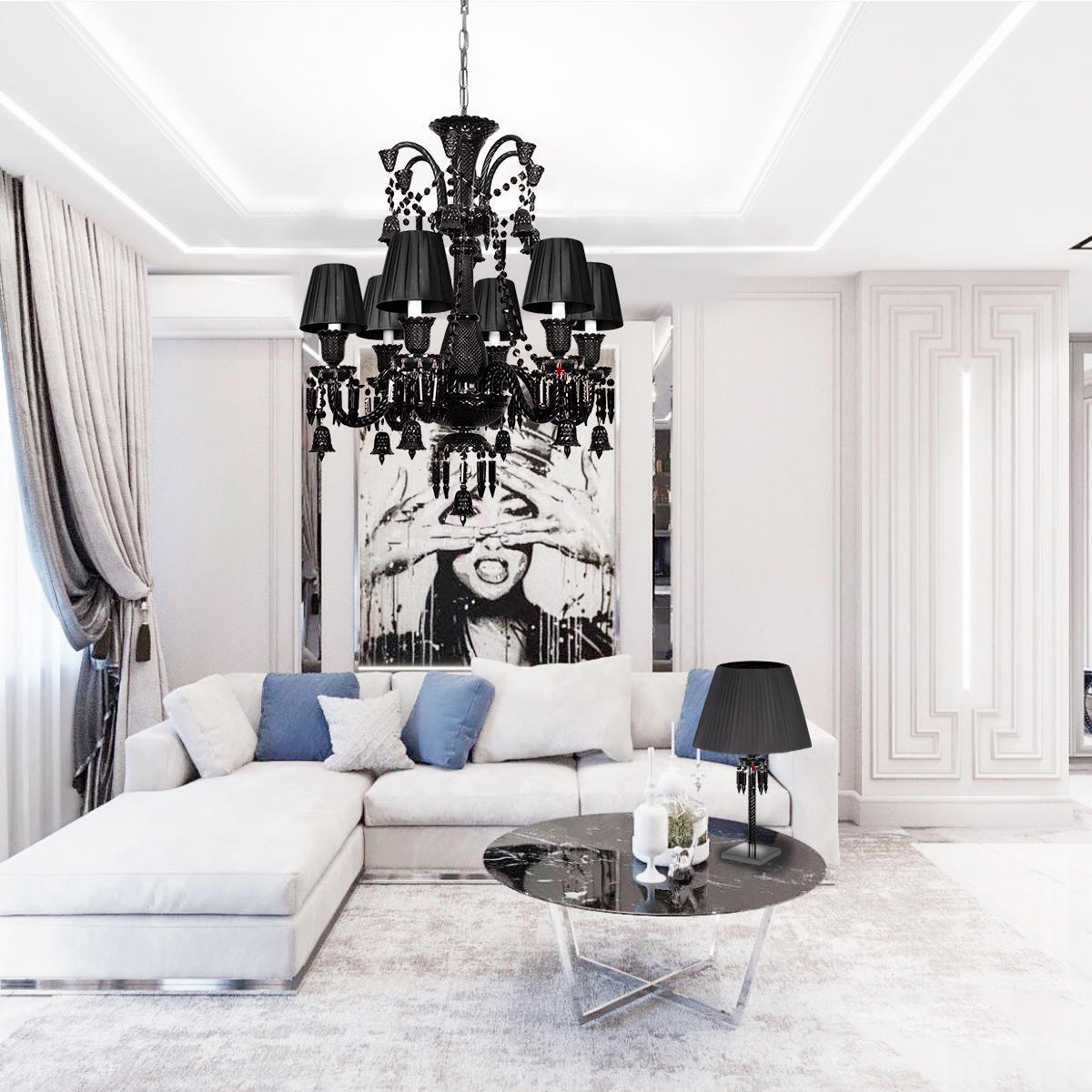 Настольная лампа LOFT IT Zenith 10210T Black