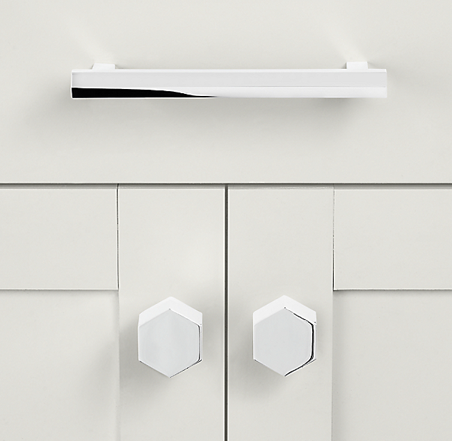 Ручка-скоба Restoration Hardware Dover L.20.3 Polished Chrome