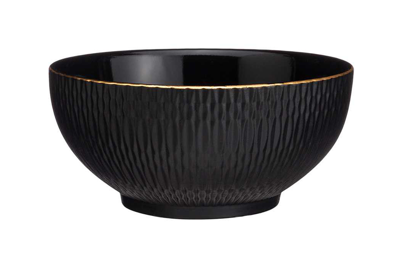 Салатник "Crocus" чёрный 11,5*5,5 см Garda Decor 263-1051