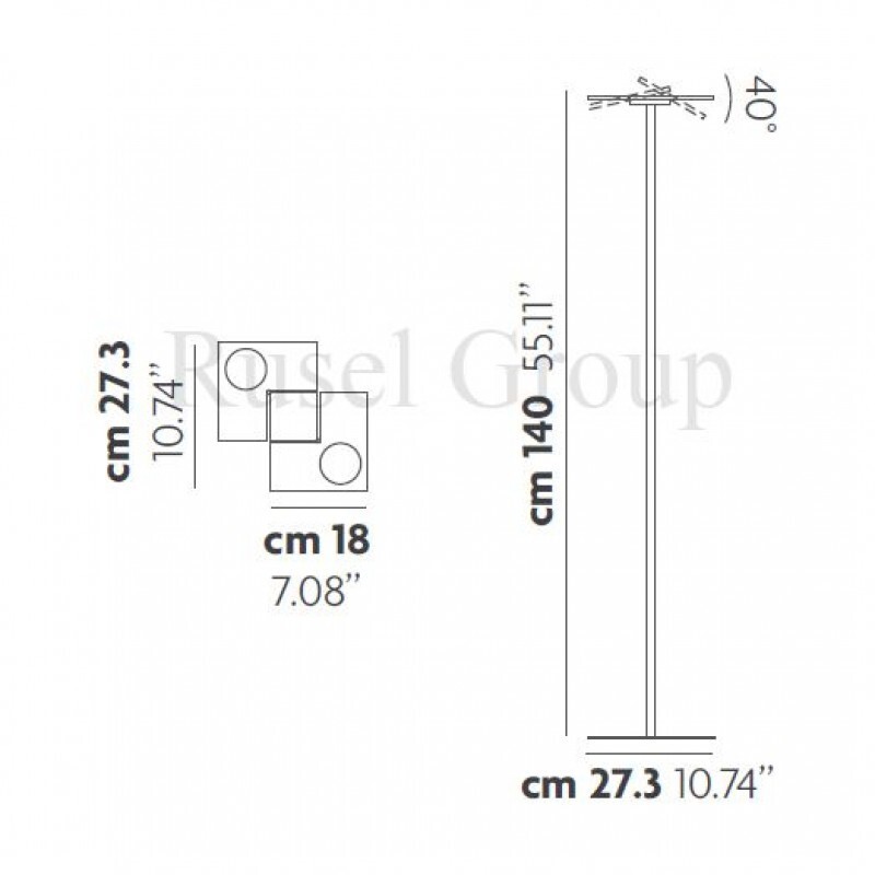 Напольный светильник Studio Italia Design Puzzle Twist LT