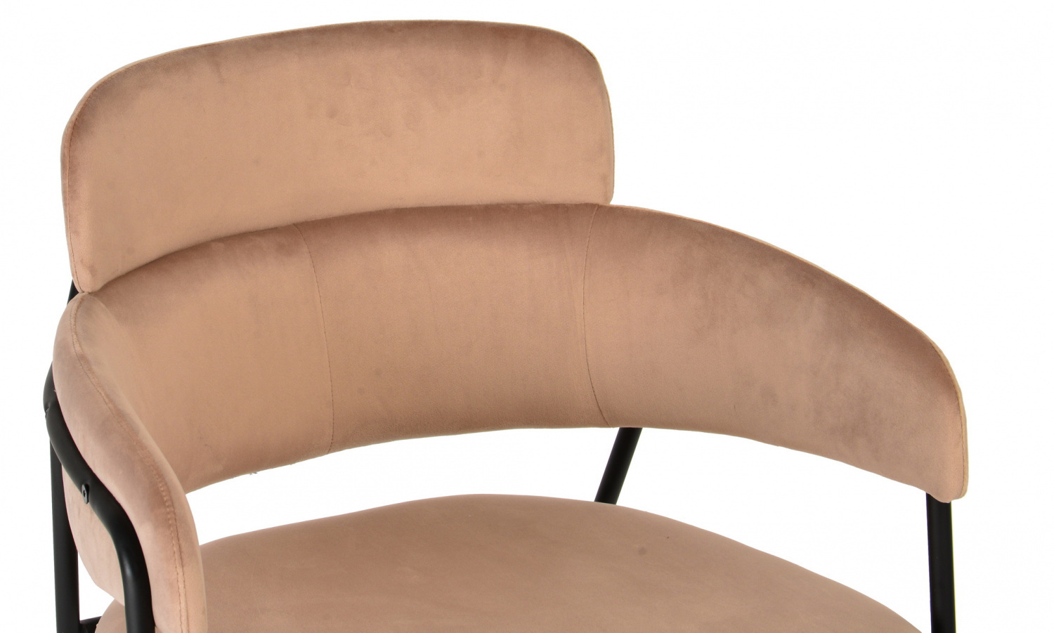 Стул Napoli латте с черными ножками Bradex Home FR 0326