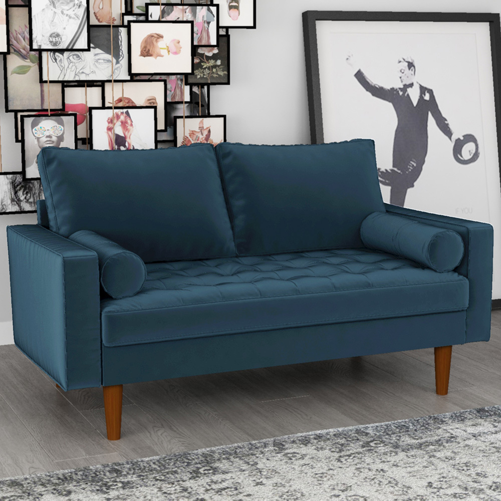 Диван Scott двухместный синий Bradex Home FR 0475
