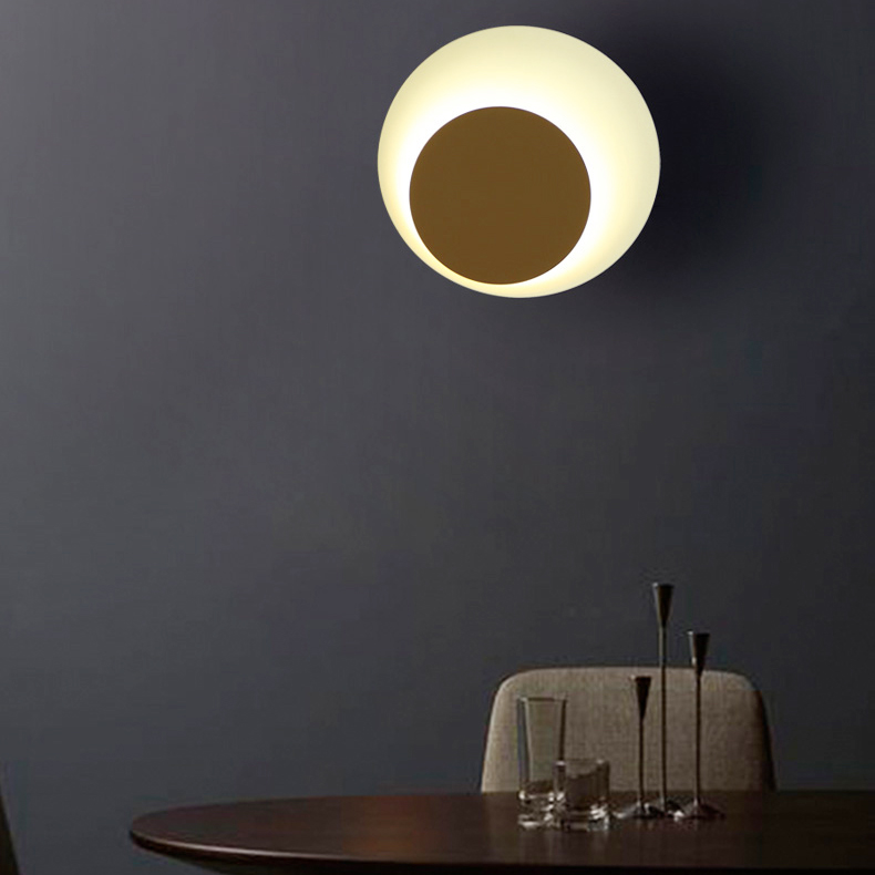 Бра TWIRL D32 White/Black by ImperiumLoft