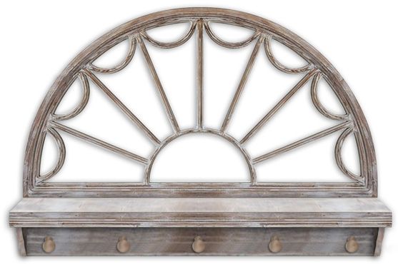 Полка-вешалка настенная Glasar 57-142