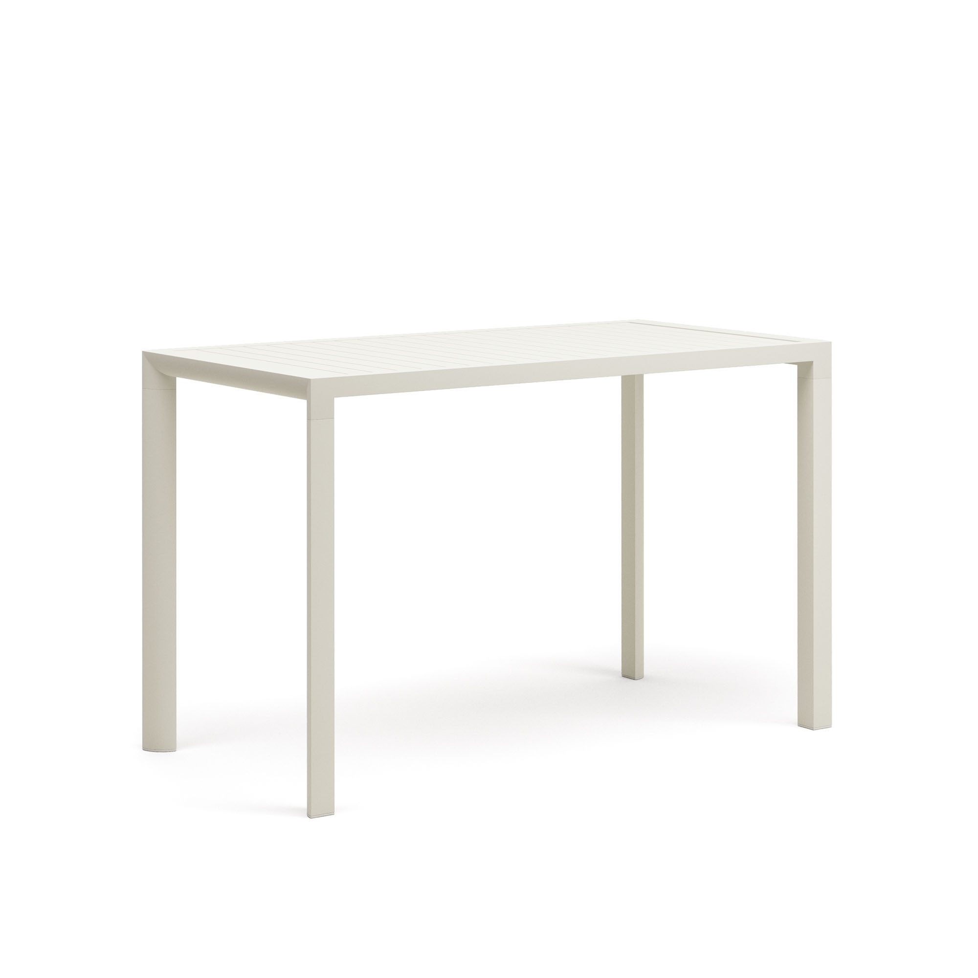 Culip Алюминиевый барный стол с порошковым покрытием белого цвета 150 x 77 см La Forma (ex Julia Grup)