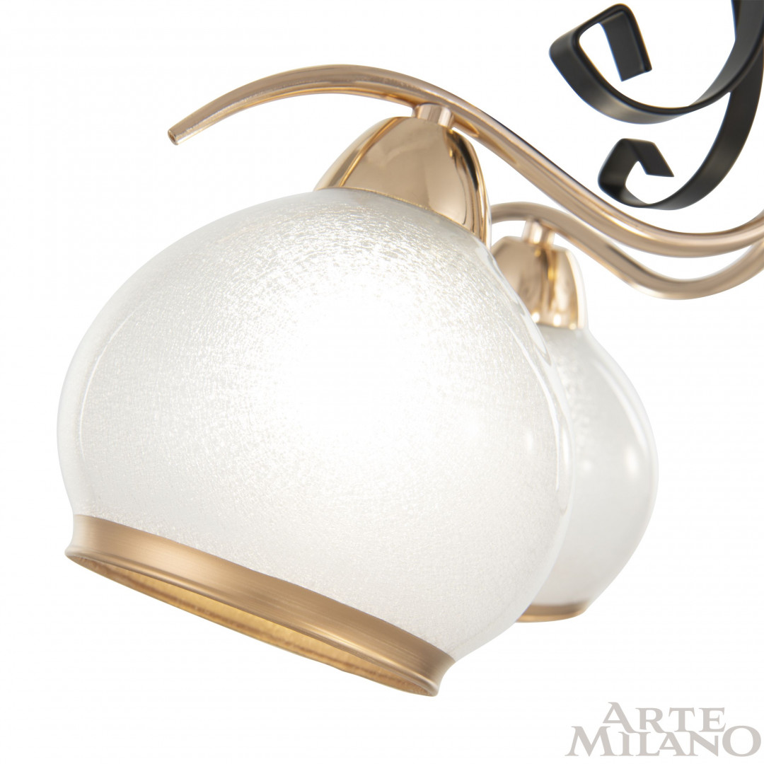 Люстра с плафонами 323306/5 FG+BK Arte Milano