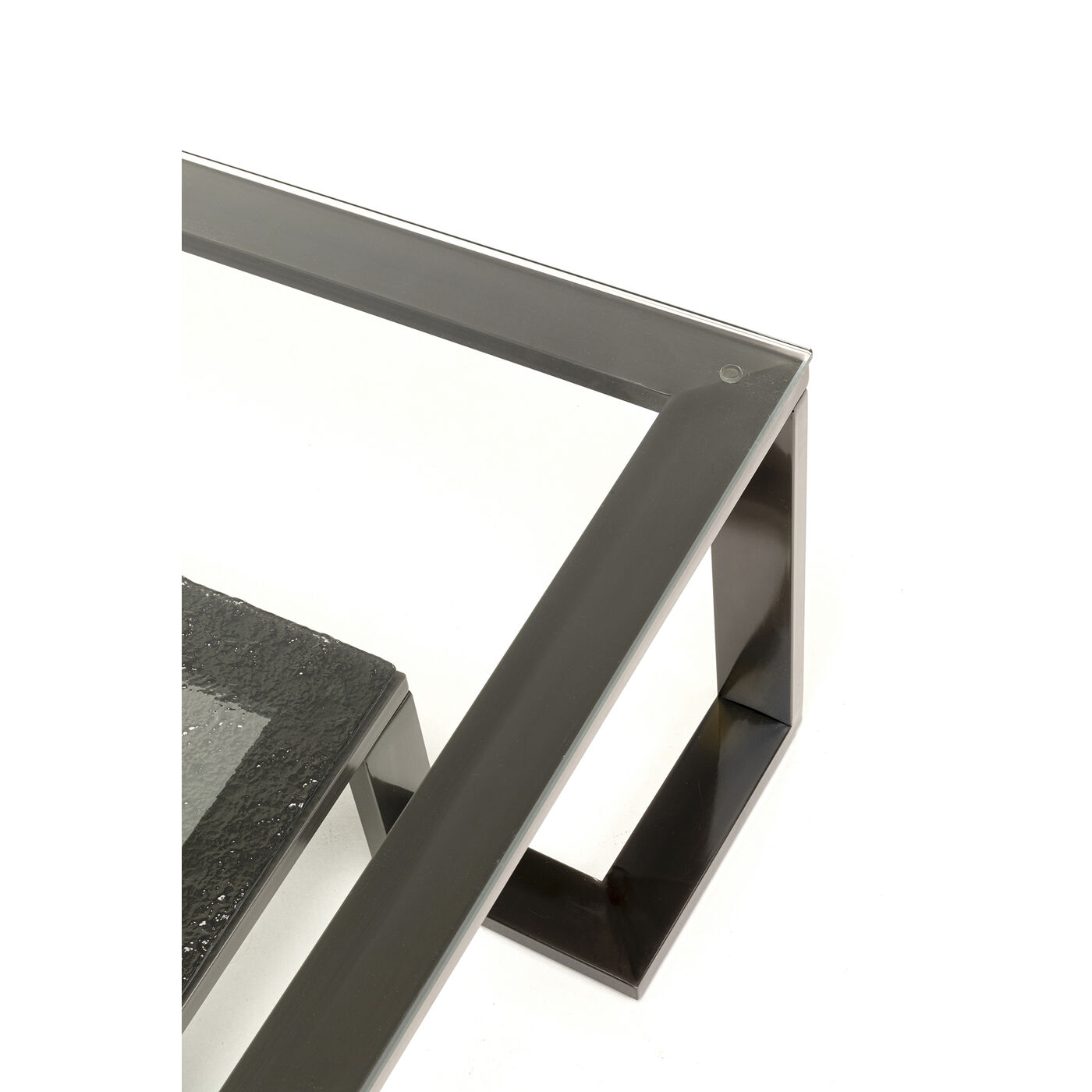 Стол кофейный Gold Rush Graphite 120x120cm KARE 70105