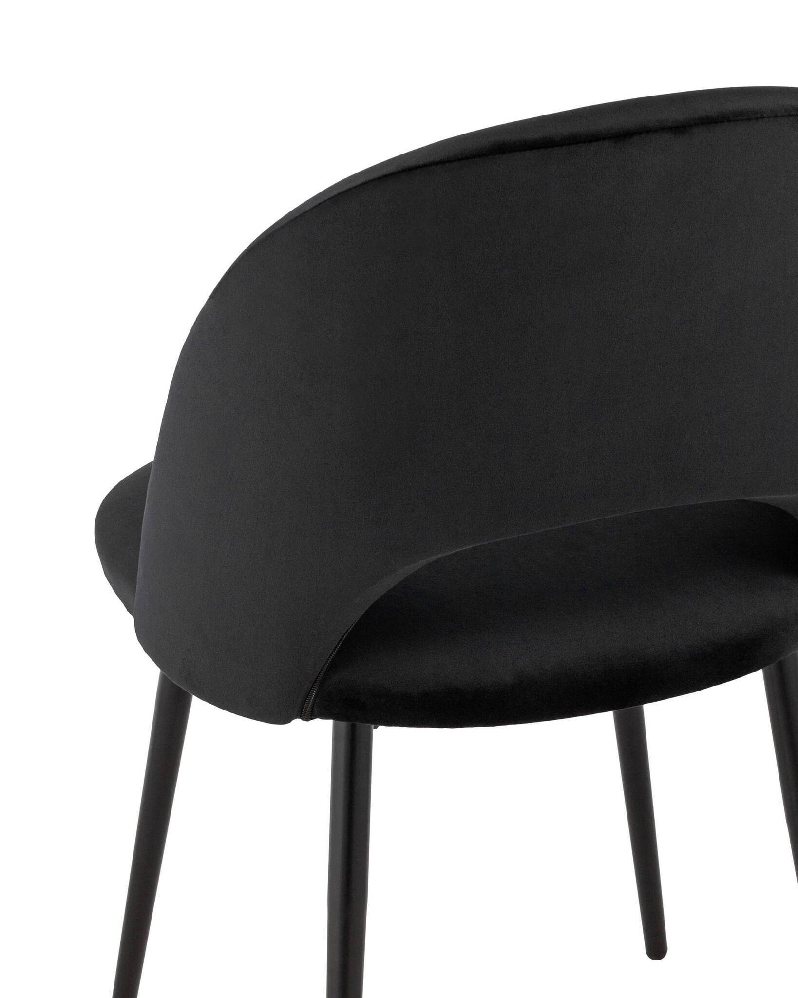 Стул Меган велюр черный Stool Group