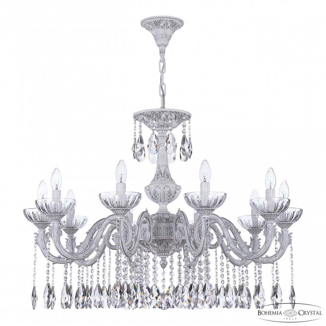Люстра хрустальная AL79101/10/300 A WMN P Clear/M-1H Bohemia Ivele Crystal