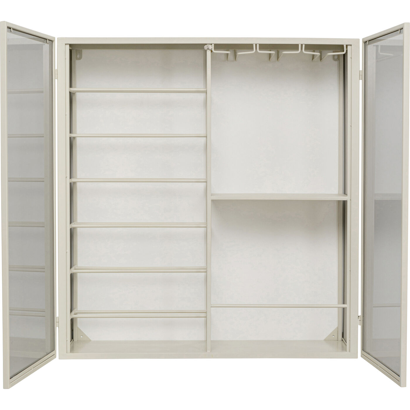 Винная полка настенная Lisboa White 75x80cm KARE 70150
