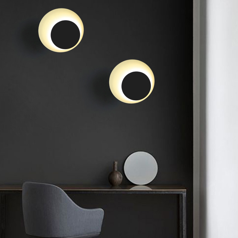 Бра TWIRL D32 White/Black by ImperiumLoft