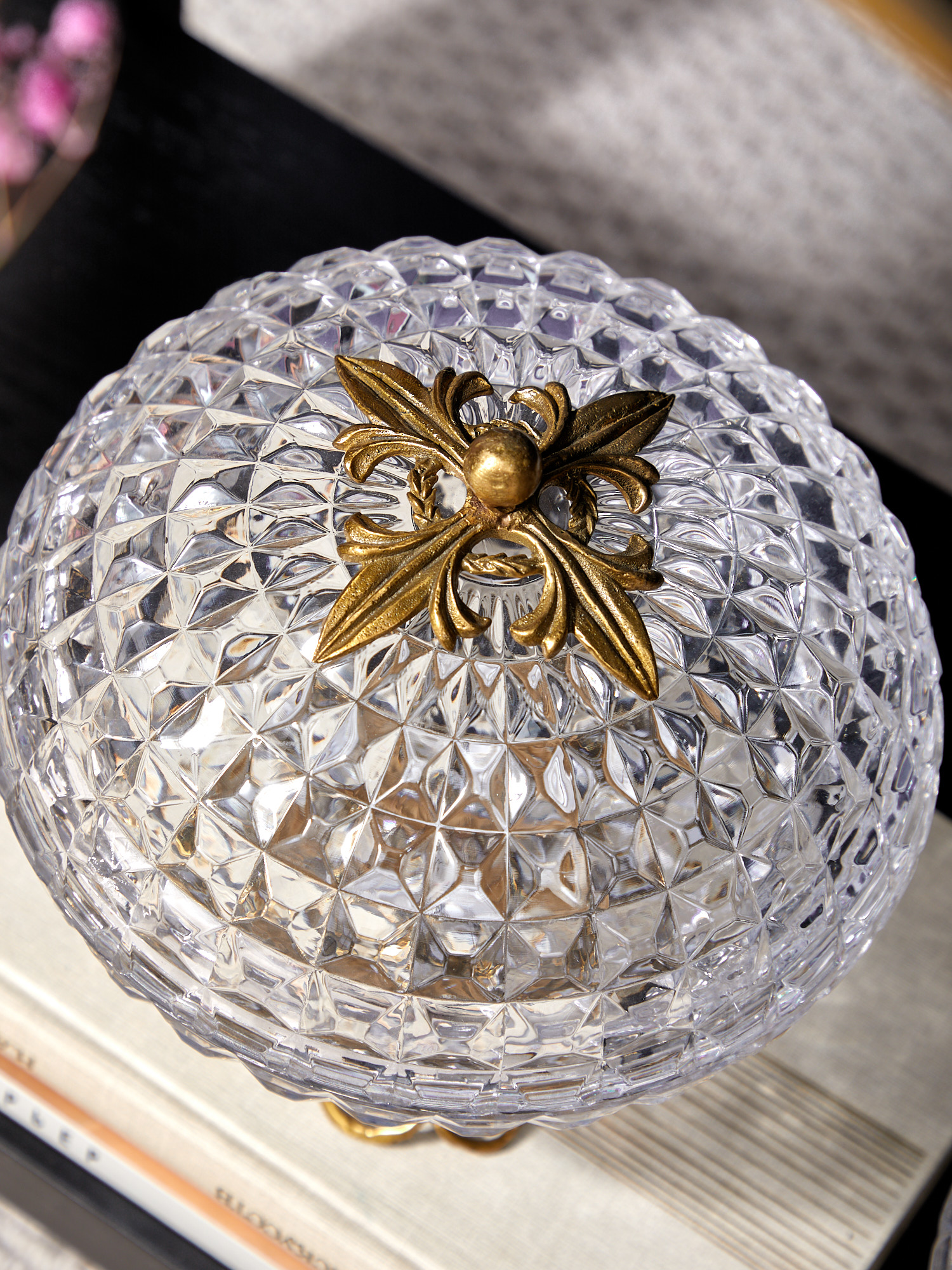 Конфетница Glasar HGL483S/3/GLASS