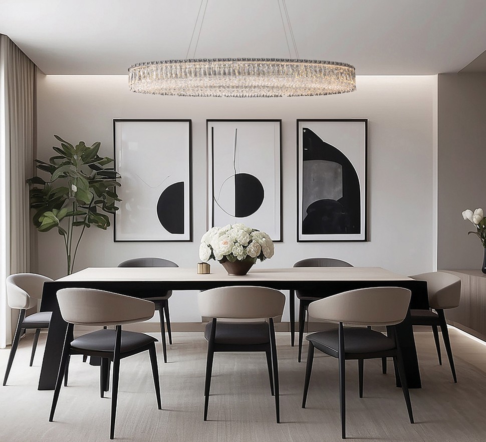 Люстра подвесная Fluorite FL1054-9P