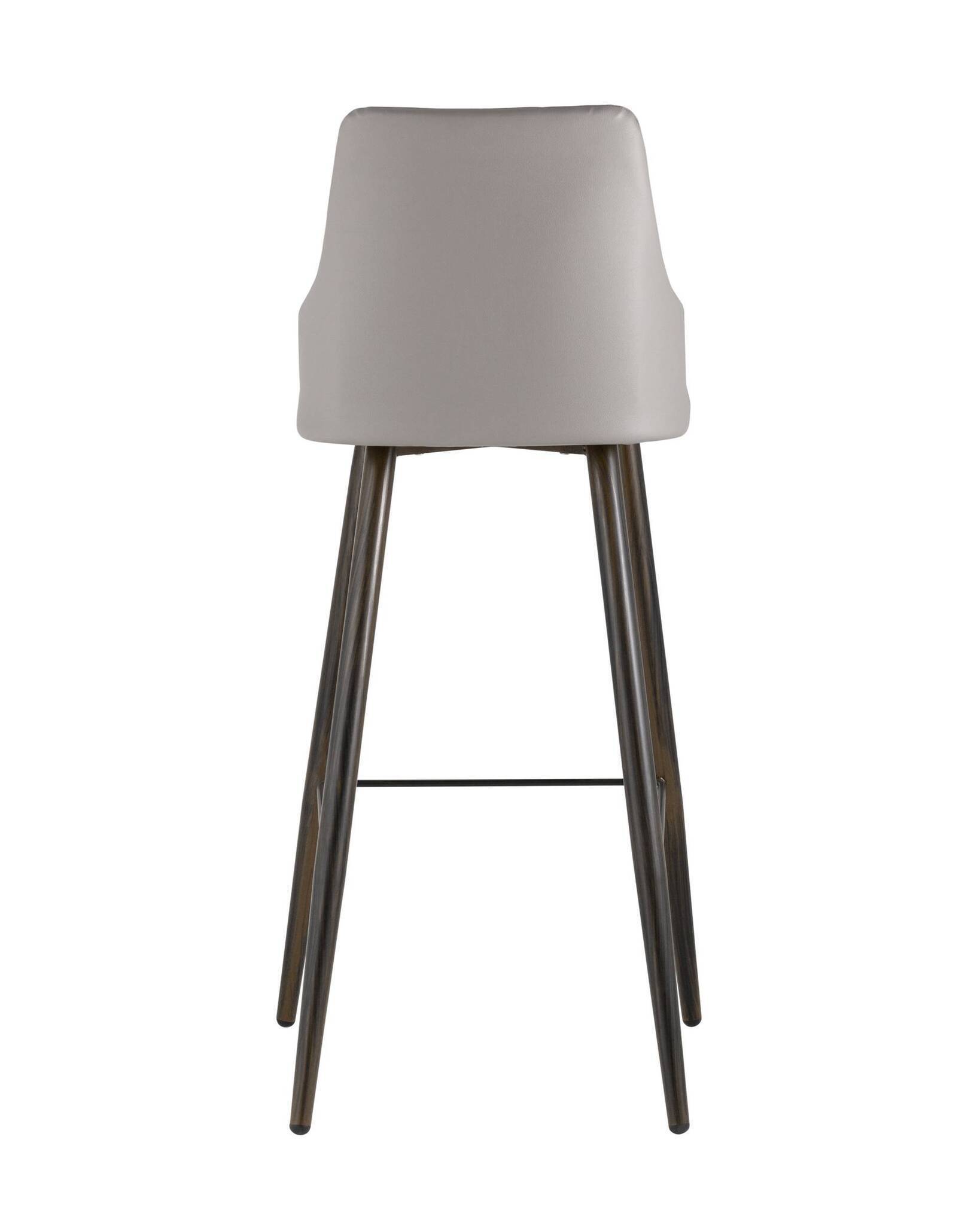 Стул барный Коналл экокожа серый Stool Group