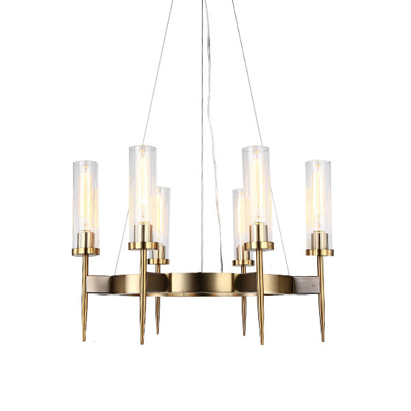 Люстра  Delight Collection Alouette 6 brass