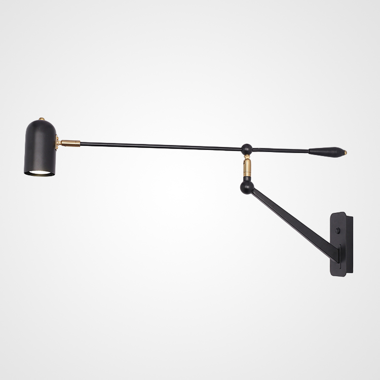 Настенный светильник ALEX Black by ImperiumLoft