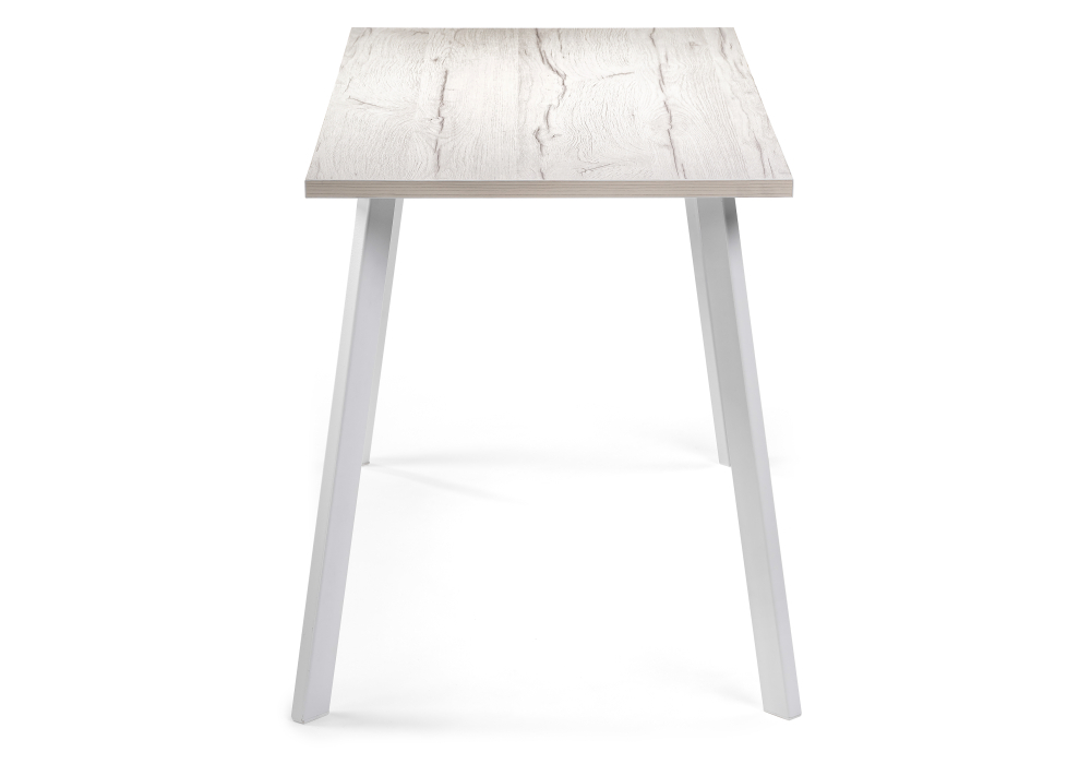 Стол деревянный Woodville Тринити Лофт 120х60х75 25 мм юта / матовый белый 489660