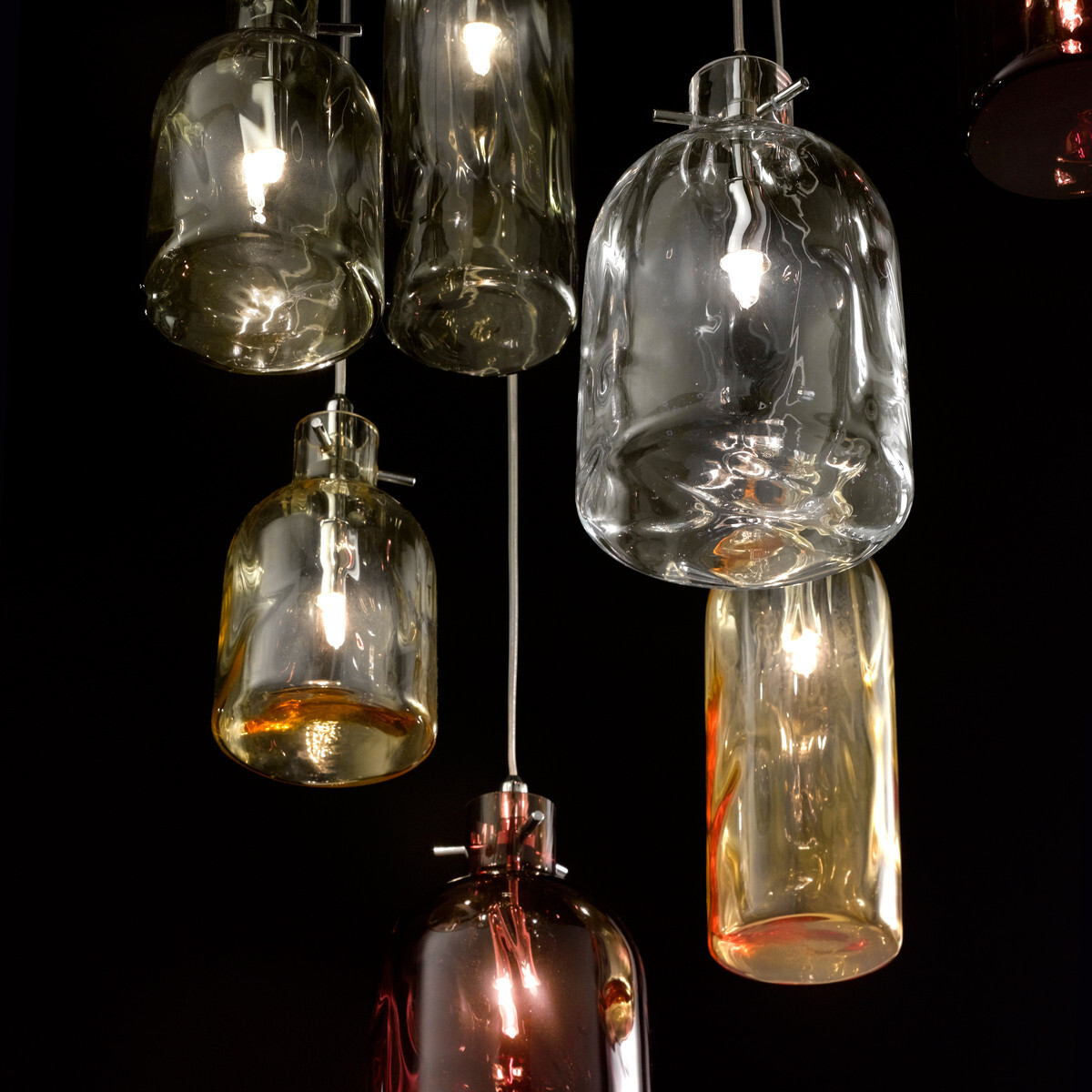 Подвесной светильник Selene Illuminazione Bossa Nova smoke 2761-030