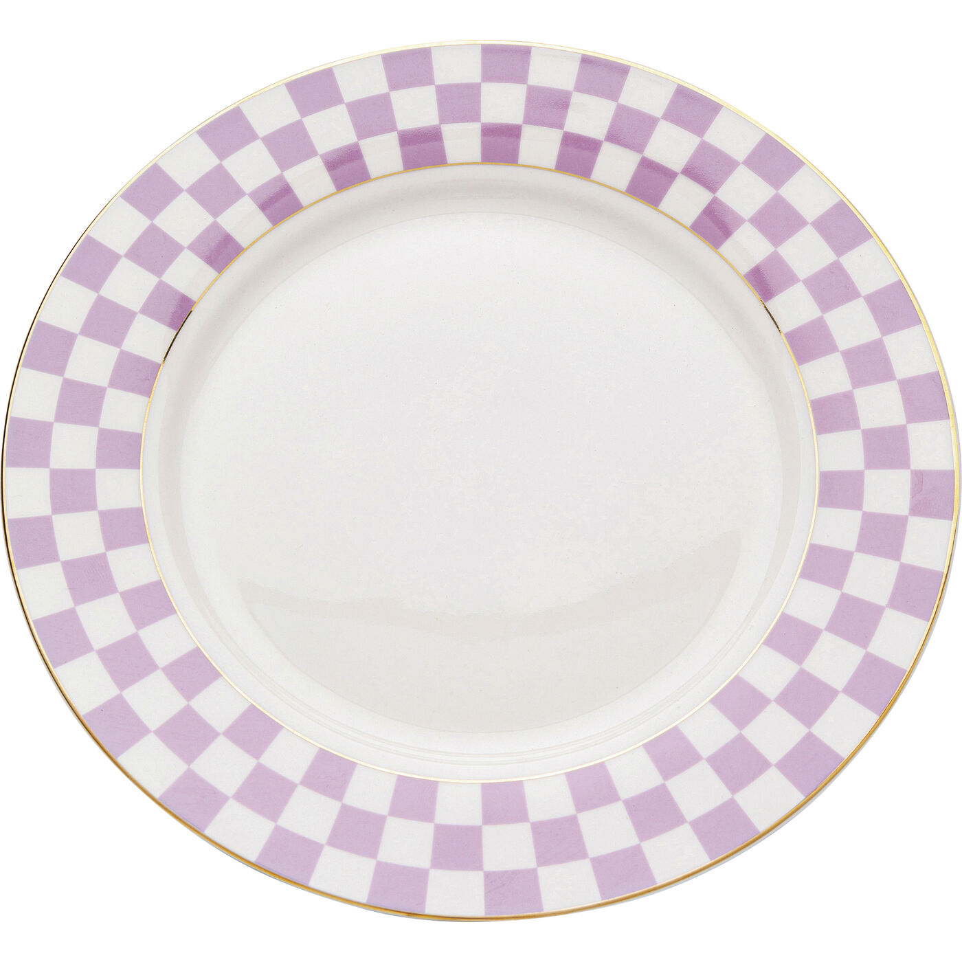 Тарелка Harlequin Purple Ø21cm KARE 56987