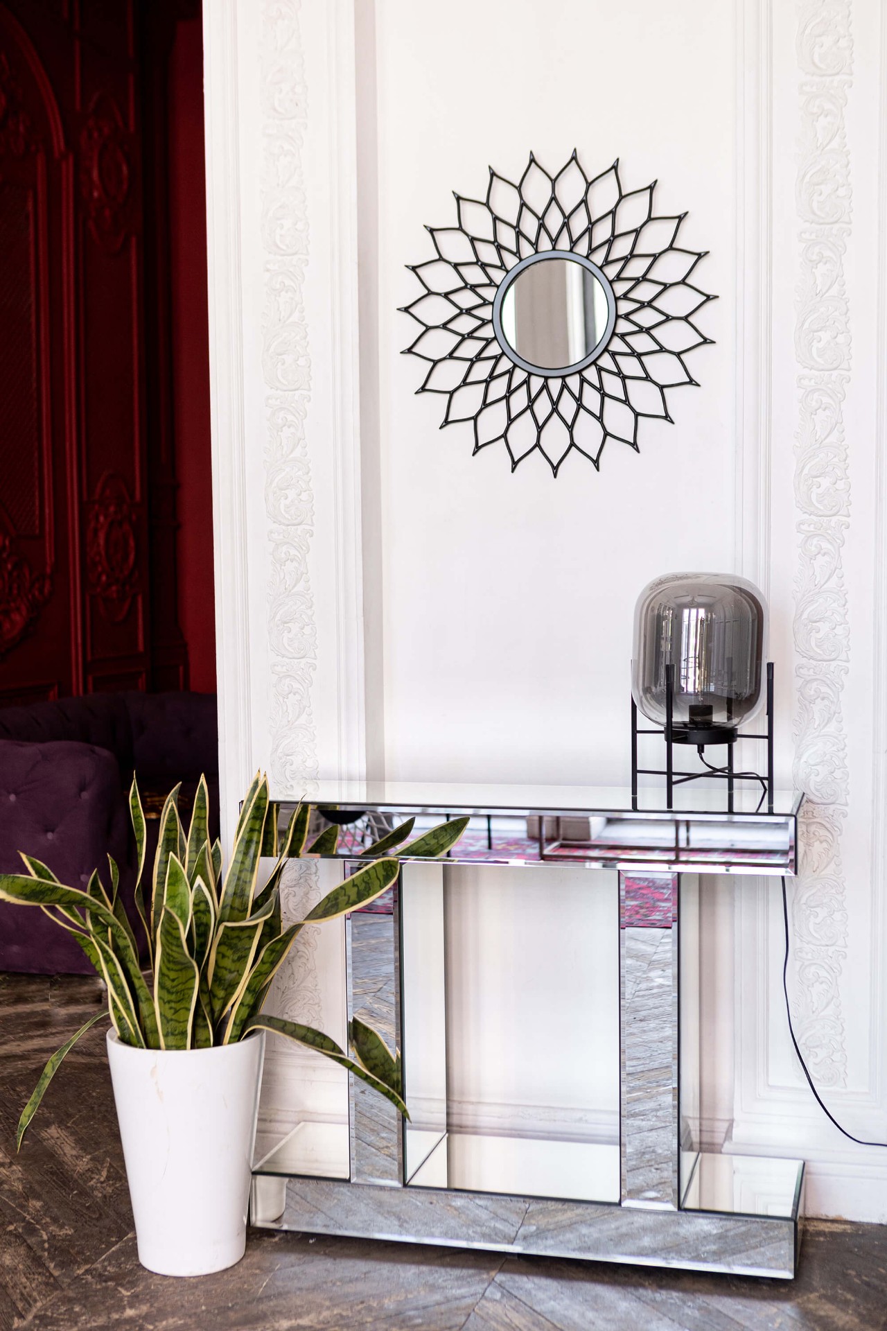 Зеркало BountyHome Mast Black mv036-black