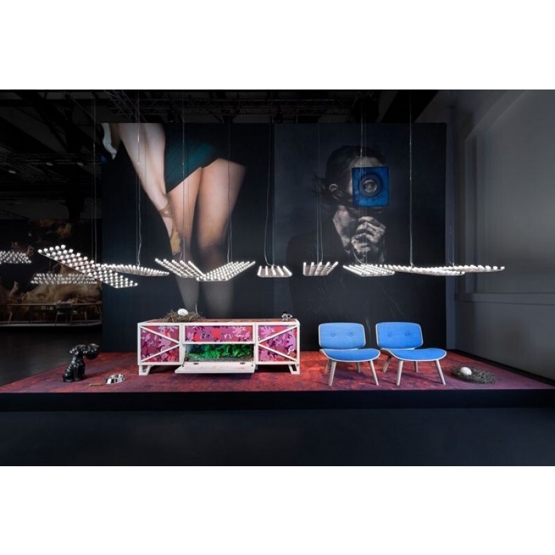 Подвесной светильник Moooi Space-Frame small nickel