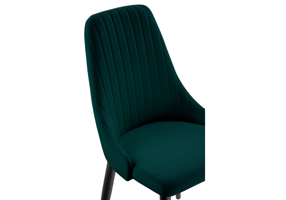 Стул Woodville Kora green / black 15096