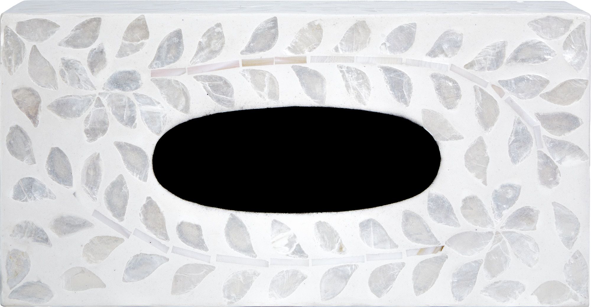 Салфетница с отделкой раковинами устриц Glasar 67-031