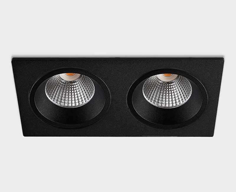 Встраиваемый светильник ITALLINE IT08-8035 black 3000K