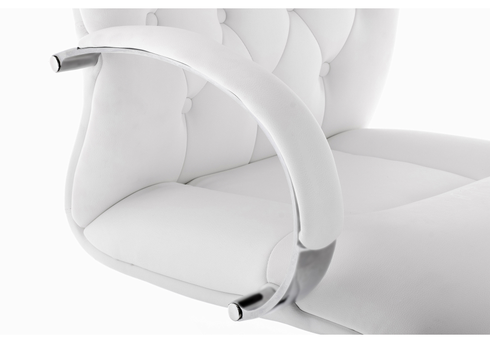 Компьютерное кресло Woodville Osiris white / satin chrome 15425