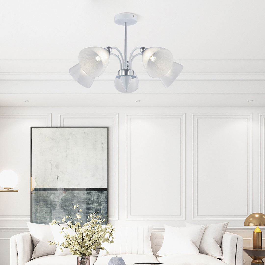 Люстра с плафонами 326008/5 WH+CR Arte Milano