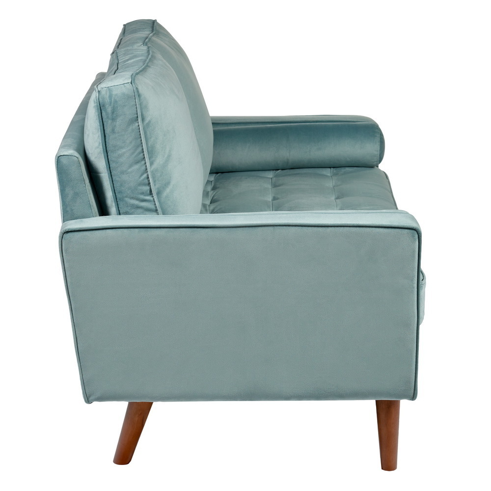 Диван Scott двухместный серо-голубой Bradex Home FR 0476