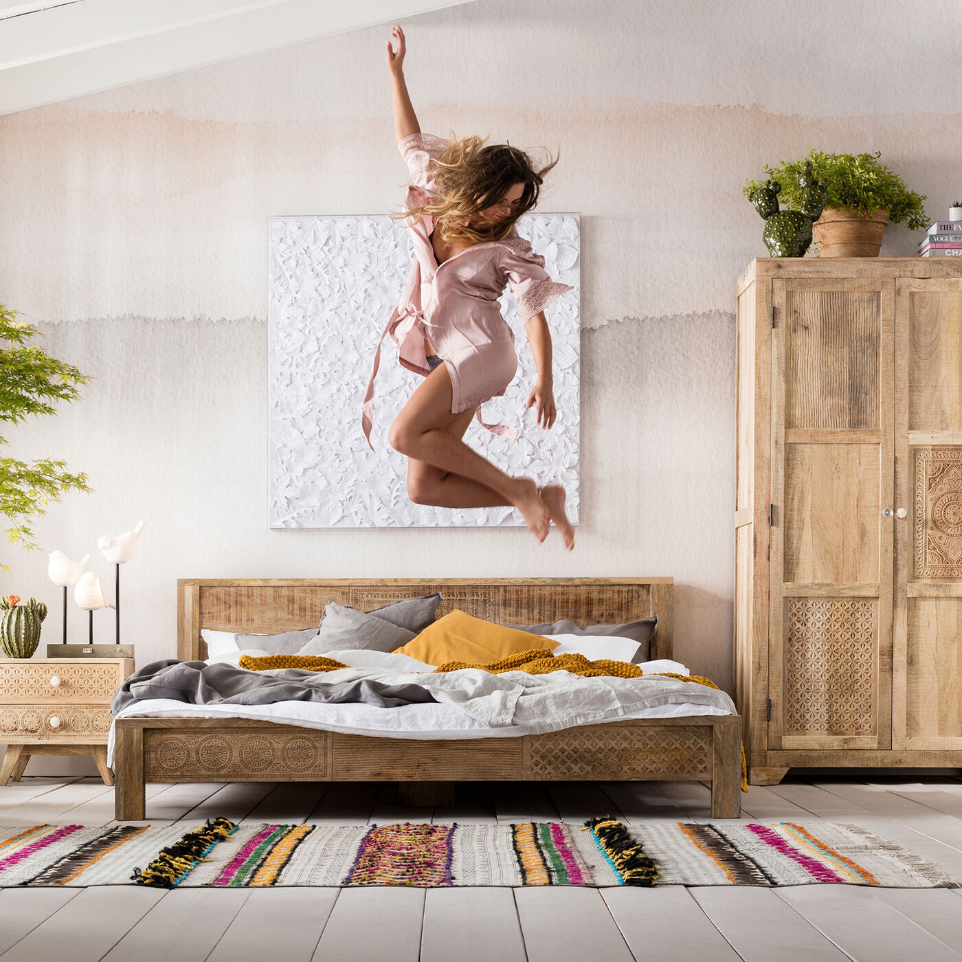 Кровать (каркас без основания) KARE Puro 81955