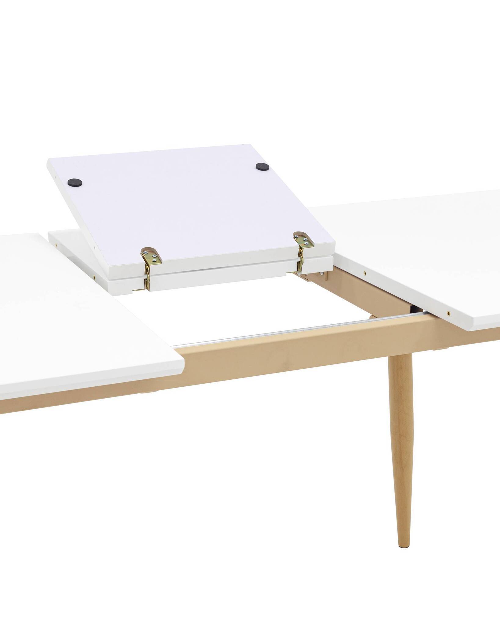 Стол обеденный Стокгольм раскладной 120-160*80 белый Stool Group