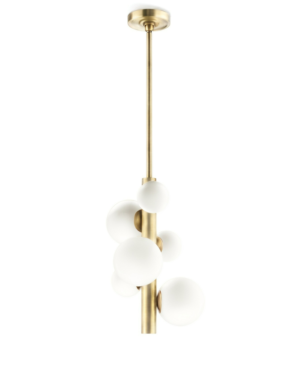 Золотой подвесной светильник Квинт Louvre Home P7555PB