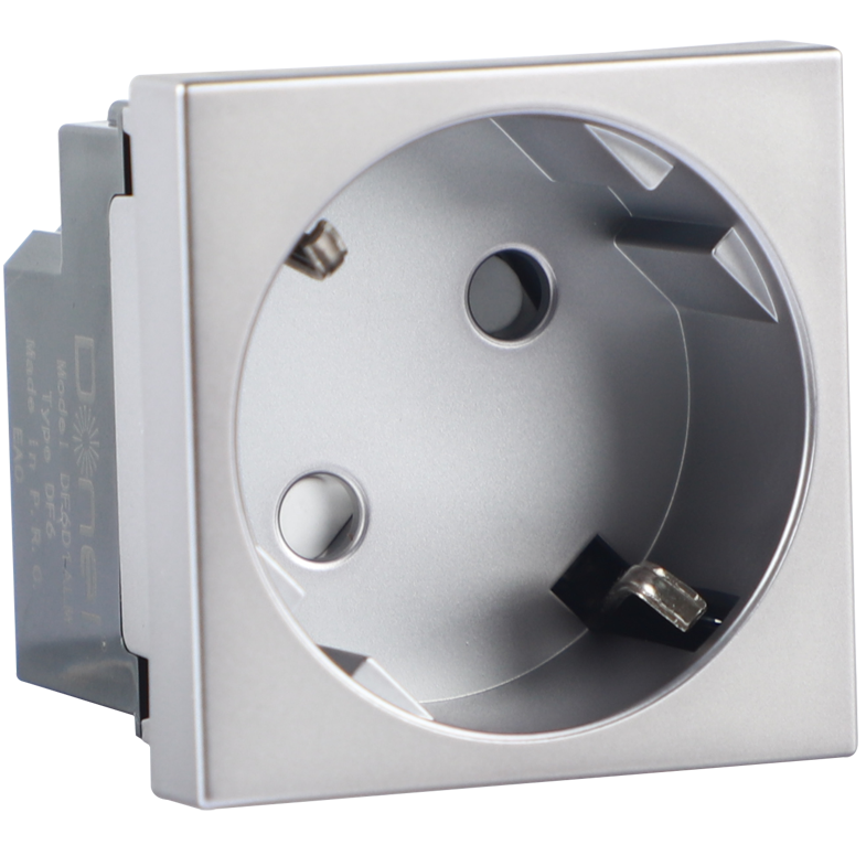 Розетка+З немст Donolux DF6D1ALM