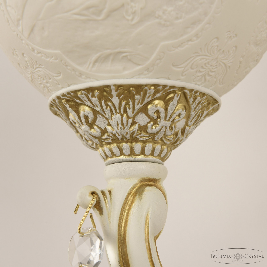 Бра с костяным фарфором AL7801B10/2/175 B WMG P1 U Pair Bohemia Ivele Crystal