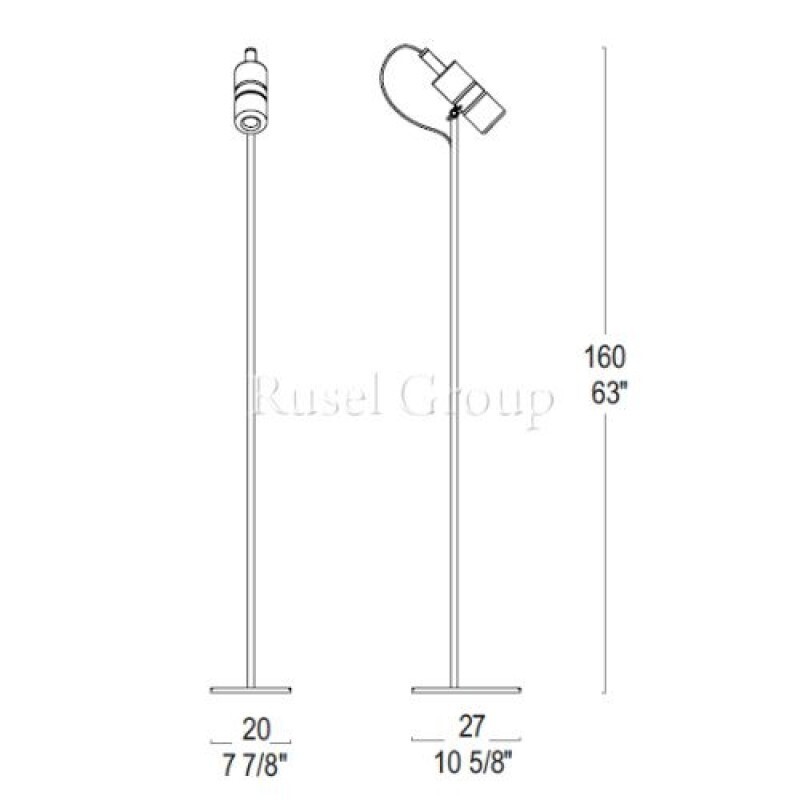 Напольный светильник Leucos SHAKER TR
