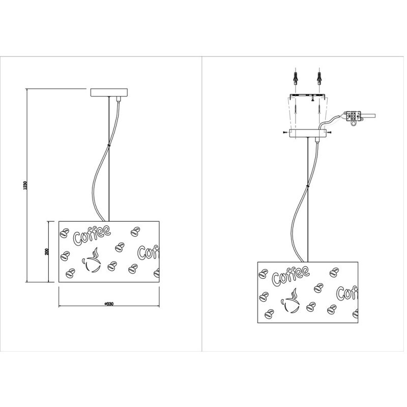 Подвесной светильник Arte Lamp A1233SP-1BK