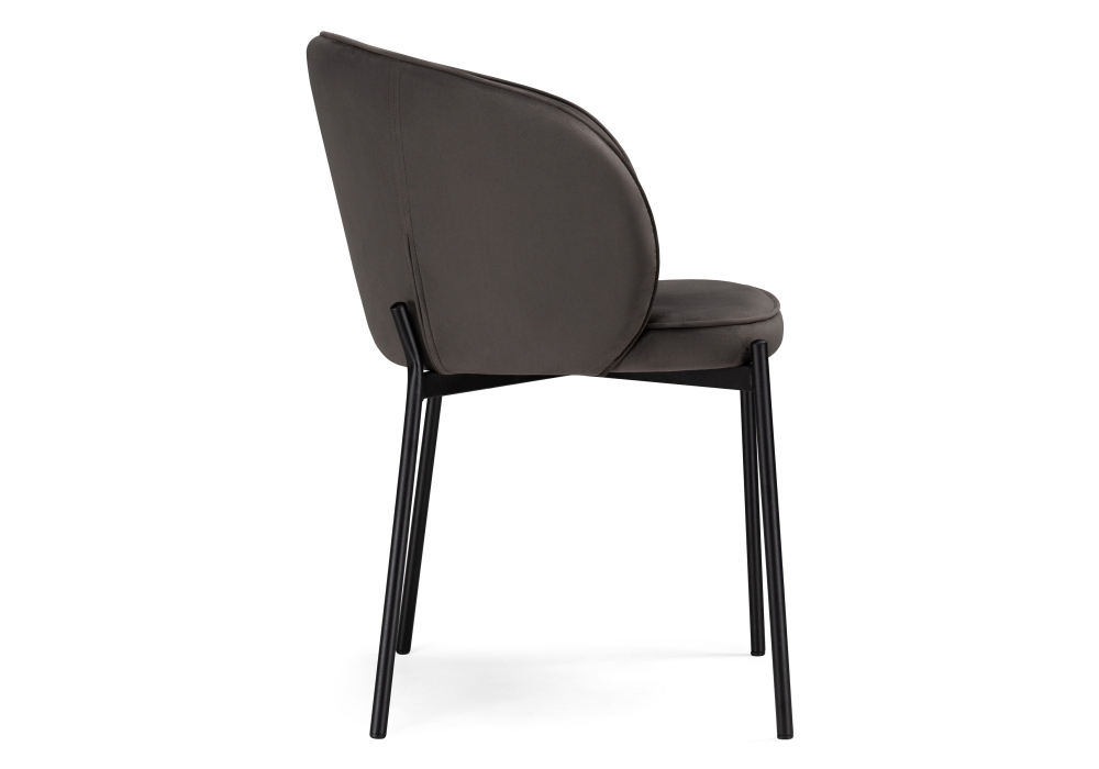 Стул Woodville Нейл серый / черный 528448