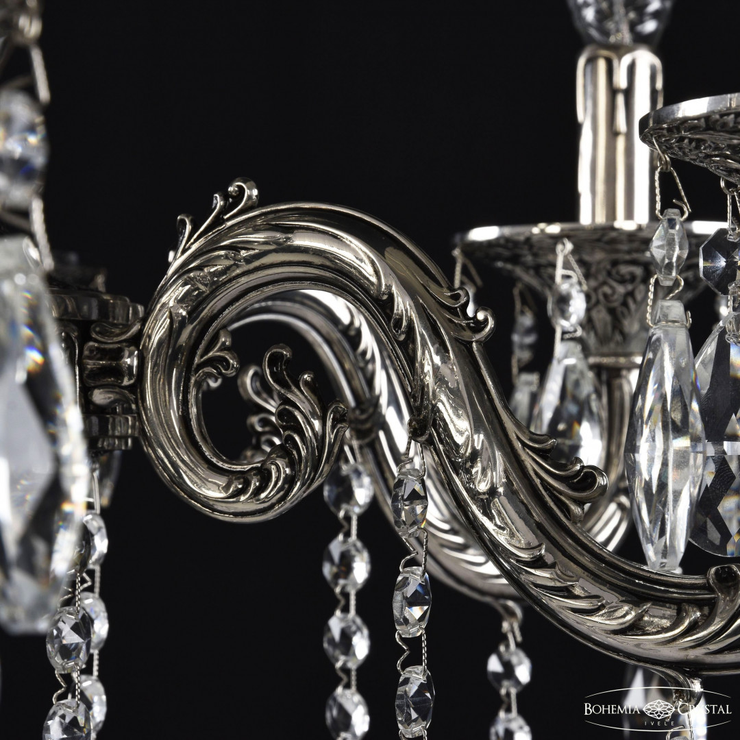 Люстра бронзовая с хрусталём 71301/6/175 B NB