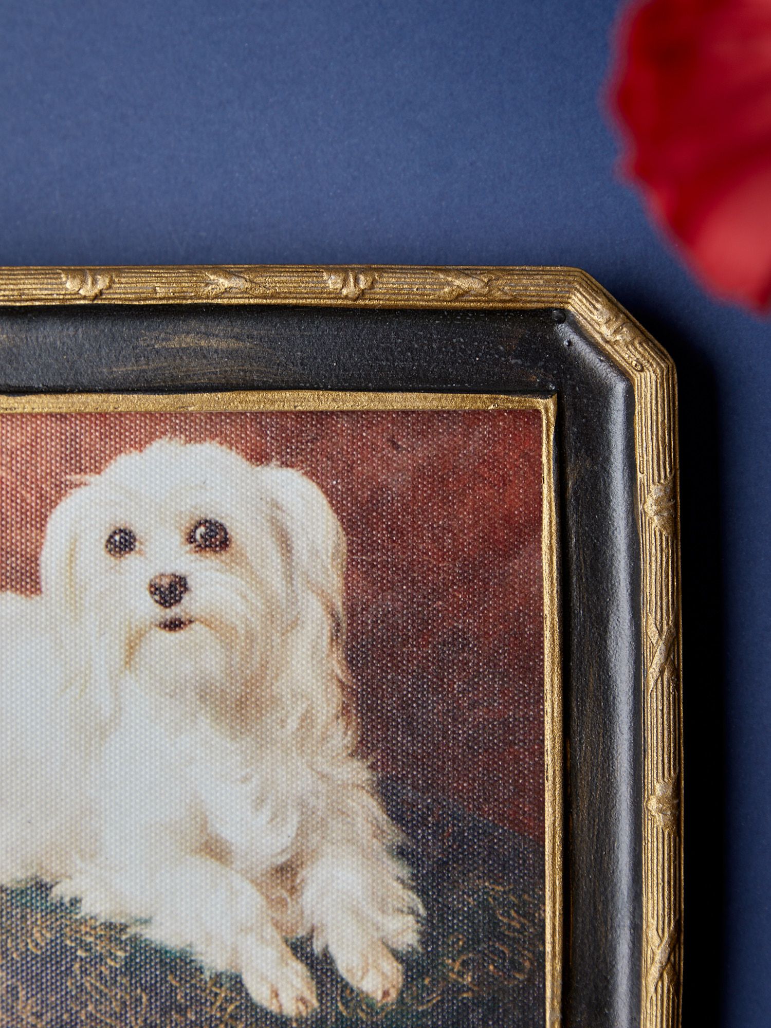 Картина настенная Болонка, под старину, масло Glasar 28-716