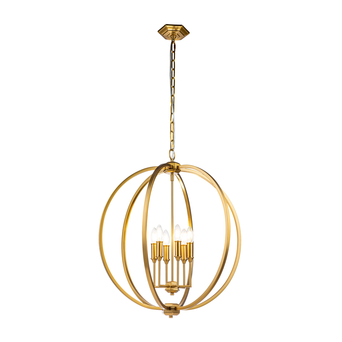 Подвесной светильник Feiss FE-CORINNE-6P-L-BB