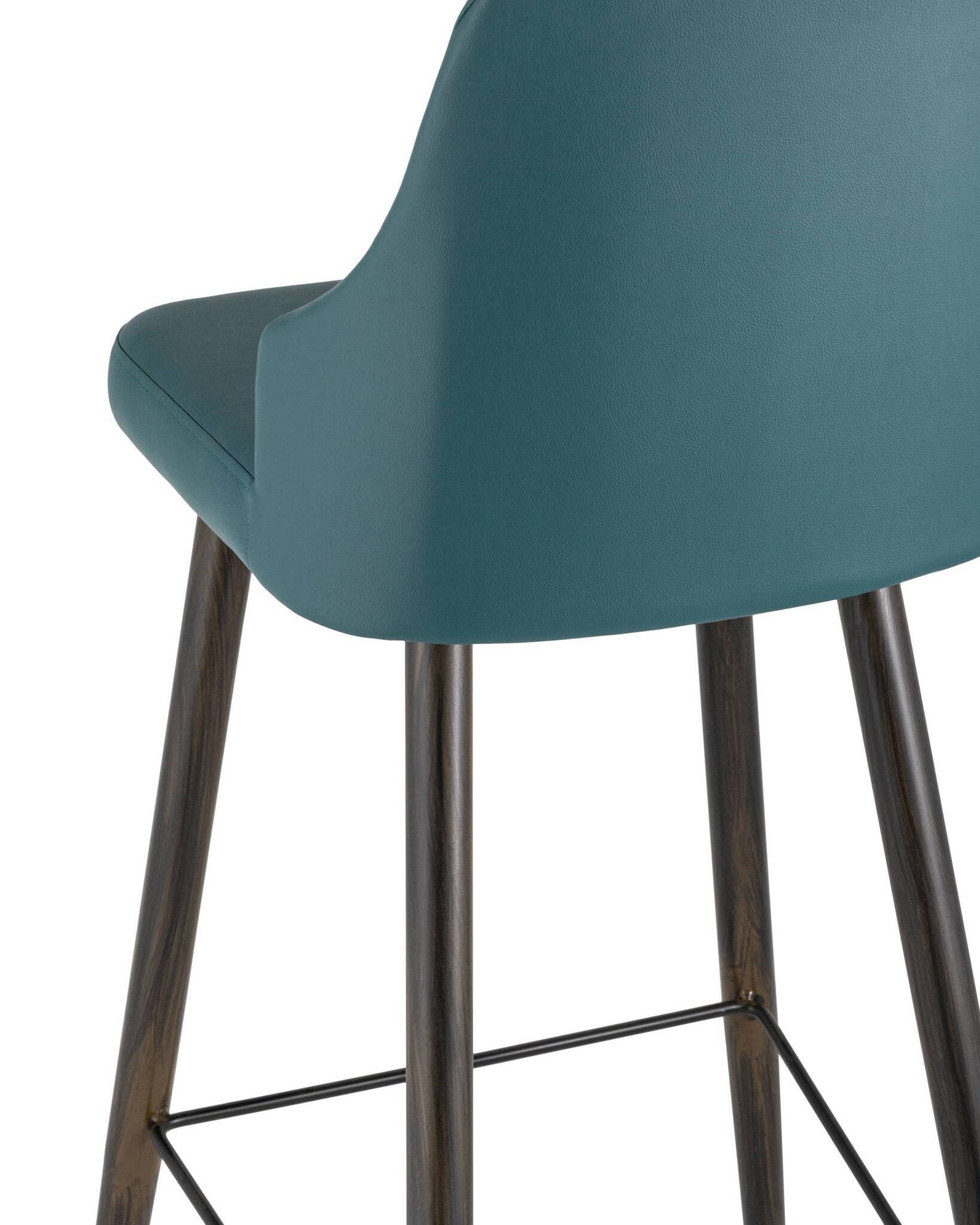 Стул барный Коналл экокожа темно-синий Stool Group